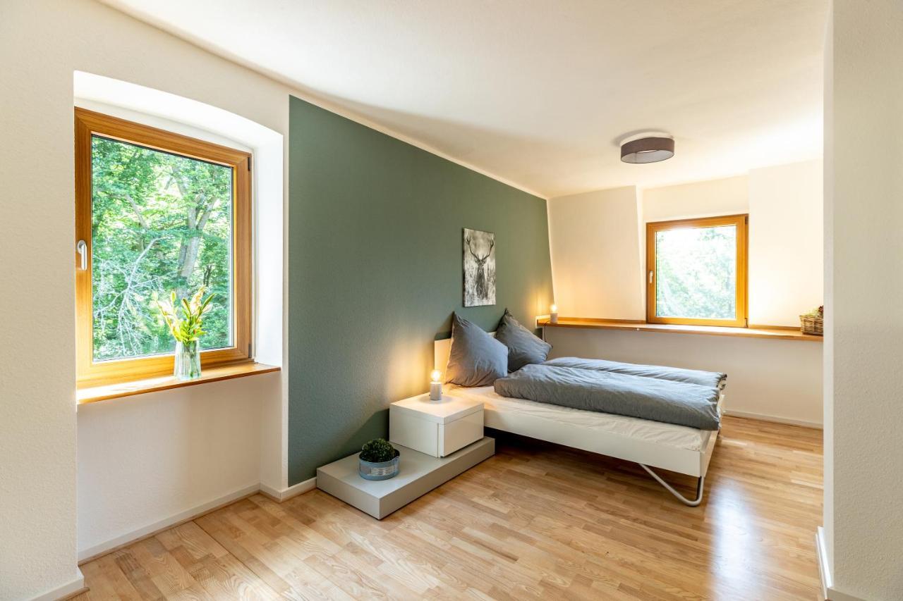 Landhaus Karbach Komplett Oder Einzelne Wohneinheiten Villa Inkl Sauna Bzw Waldhaeuschen Hirten Εξωτερικό φωτογραφία